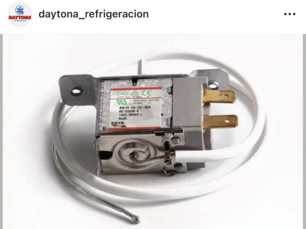 Termostato para heladeras-congeladores y frigopar.