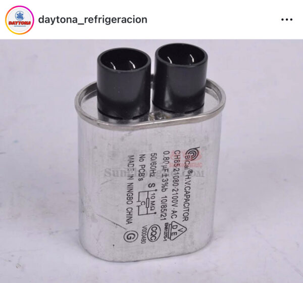 Capacitor para microondas